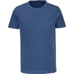 Koszulka w kolorze niebieskim. Niebieskie koszulki męskie Camel Active, s, bez wzorów, z bawełny, z okrągłym kołnierzem, bez rękawów. W wyprzedaży za 56,95 zł.