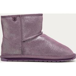 Emu Australia - Śniegowce dziecięce Wallaby Mini Metallic. Śniegowce dziewczęce EMU Australia, z okrągłym noskiem, bez zapięcia. Za 299,90 zł.