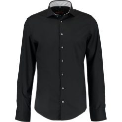 Koszule męskie na spinki: Seidensticker SLIM FIT SPREAD KENT PATCH Koszula biznesowa schwarz