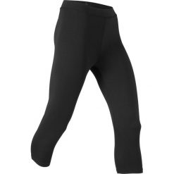 Legginsy sportowe 3/4, Level 1 bonprix czarny. Czarne legginsy damskie bonprix, na fitness i siłownię. Za 69,99 zł.