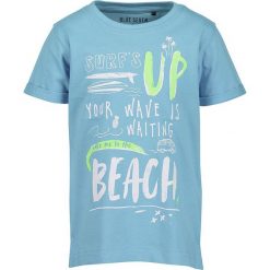 Blue Seven - T-shirt dziecięcy 92-128 cm. Żółte t-shirty chłopięce Blue Seven, z nadrukiem, z bawełny, bez rękawów. W wyprzedaży za 29,90 zł.