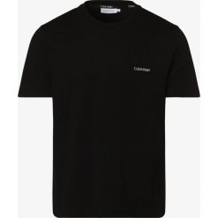 Calvin Klein - T-shirt męski, czarny. Czarne t-shirty męskie Calvin Klein, s, z nadrukiem, klasyczne, z klasycznym kołnierzykiem. Za 179,95 zł.