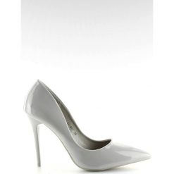 Szpilki damskie lakierowane szare LL-89P Grey. Szare czółenka damskie ButyModne, na imprezę, bez wzorów, ze skóry ekologicznej, eleganckie, bez obcasa, na szpilce, bez zapięcia. Za 89,00 zł.