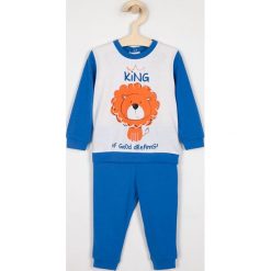 Blukids - Piżama dziecięca 74-98 cm. Niebieskie piżamy chłopięce Blukids, z nadrukiem, z dzianiny, bez rękawów. W wyprzedaży za 24,90 zł.