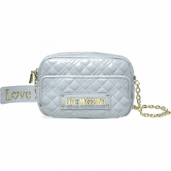 Love Moschino torebka crossbody JC4002 PP1A janosniebieska. Torebki klasyczne damskie Love Moschino, bez wzorów, bez dodatków. Za 569,00 zł.