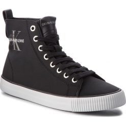 Sneakersy CALVIN KLEIN JEANS - Dalia RE9791 Black. Czarne półbuty damskie Calvin Klein Jeans, z jeansu. W wyprzedaży za 299,00 zł.