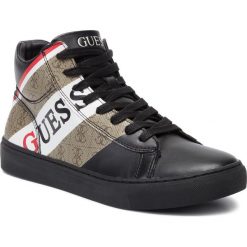 Sneakersy GUESS - Larry Logo FM8LRR FAL12 BEIBR. Czarne sneakersy męskie Guess, bez zapięcia. Za 499,00 zł.