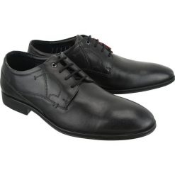 S.OLIVER 13203-22 001 black, półbuty męskie. Czarne półbuty męskie S.Oliver, bez wzorów, ze skóry, bez zapięcia. Za 269,90 zł.