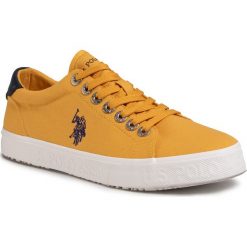 Tenisówki U.S. POLO ASSN. - Jaxon MARCS4082S0/CY1 Yel. Żółte półbuty męskie U.S. Polo Assn., bez wzorów, z gumy, klasyczne, bez zapięcia. Za 259,00 zł.