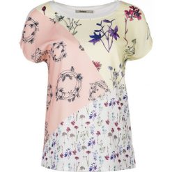 Desigual T-shirt damski Ambrosine S biały. Białe koszulki damskie Desigual, s, bez wzorów, bez kołnierzyka. W wyprzedaży za 199,00 zł.