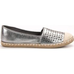 New Tlck szare Brokatowe Espadryle. Szare espadryle damskie New tlck, bez wzorów, bez obcasa. W wyprzedaży za 69,00 zł.