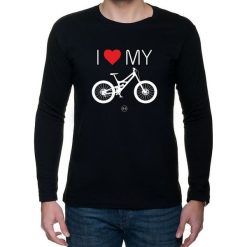 Koszulka Longsleeve I love my Down Hill. Koszulki męskie studioixi, m, z nadrukiem, bez kołnierzyka, z długim rękawem, długie. Za 85,00 zł.