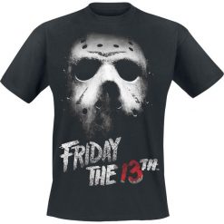 T-shirty męskie z nadrukiem: Friday The 13th Mask T-Shirt czarny