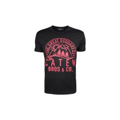 T-shirty z krótkim rękawem Dsquared S74GD0275. Czarne t-shirty męskie Dsquared, s, bez wzorów, bez kołnierzyka, krótkie. Za 489,00 zł.