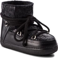 Buty INUIKII - Boot Galway 70101-10 Black. Czarne kozaki damskie Inuikii, z wełny, eleganckie, bez obcasa, na obcasie, bez zapięcia. W wyprzedaży za 1079,00 zł.