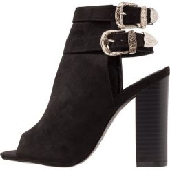 Sandały damskie: New Look Wide Fit WIDE FIT WEST Sandały na obcasie black