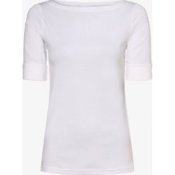 Lauren Ralph Lauren - T-shirt damski, biały. Białe t-shirty damskie Lauren Ralph Lauren, s, bez wzorów, eleganckie, bez kołnierzyka. Za 179,95 zł.