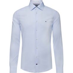Koszula Tommy Hilfiger Tailored Oxford Classic TT0TT06519. Niebieskie koszule męskie Tommy Hilfiger Tailored, m, bez wzorów, z bawełny, biznesowe, bez kołnierzyka, bez rękawów. W wyprzedaży za 199,00 zł.