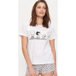Dwuczęściowa piżama Snoopy - Wielobarwny. Piżamy damskie House, s, bez wzorów, bez rękawów. Za 59,99 zł.