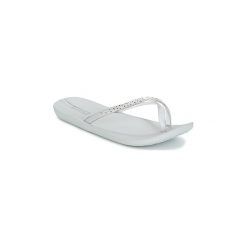 Japonki Ipanema PREMIUM CRYSTAL FEM-21746x12-2064. Białe klapki damskie marki Ipanema, bez wzorów, bez obcasa. Za 423,20 zł.