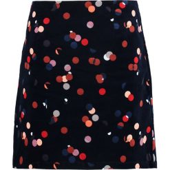 Spódniczki: White Stuff LENA PRINT VELVET Spódnica trapezowa dark blue