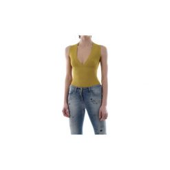 Bluzki Elisabetta Franchi BK39B92E2. Bluzki damskie Elisabetta Franchi, bez wzorów, bez kołnierzyka, bez rękawów. Za 348,36 zł.