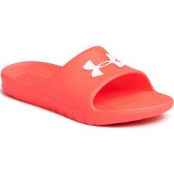Klapki UNDER ARMOUR - Ua Core Pth Sl 3021286-600 Red. Pomarańczowe klapki damskie Under Armour, bez wzorów, z tworzywa sztucznego, bez obcasa. W wyprzedaży za 59,00 zł.