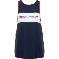 Top Tommy Sport S10S100429. Niebieskie topy damskie Tommy Sport, s, bez wzorów, z bawełny, bez rękawów. W wyprzedaży za 119,00 zł.