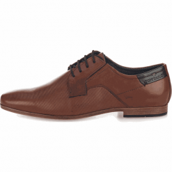 Tom Tailor półbuty męskie 8089501 42 brązowe. Pomarańczowe buty wizytowe męskie Tom Tailor, bez wzorów, ze skóry, eleganckie, bez zapięcia. W wyprzedaży za 249,00 zł.