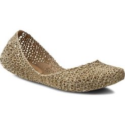 Baleriny MELISSA - Campana Papel VII Ad 31512 Gold Glitter 50712. Żółte baleriny damskie Melissa, bez wzorów, z tworzywa sztucznego, bez obcasa. W wyprzedaży za 249,00 zł.