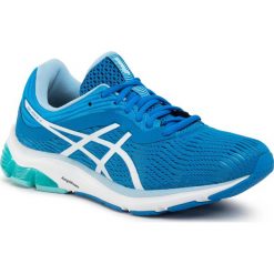 Buty ASICS - Gel-Pulse 11 1012A467 Directoire Blue/White 400. Niebieskie buty sportowe damskie Asics, z materiału, klasyczne, do biegania. W wyprzedaży za 279,00 zł.