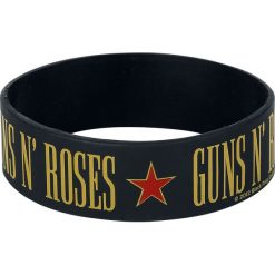 Bransoletki damskie: Guns N' Roses Logo Bransoletka czarny