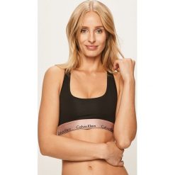 Calvin Klein Underwear - Biustonosz. Czarne biustonosze sportowe damskie Calvin Klein Underwear, s, z aplikacjami, z elastanu. Za 139,90 zł.