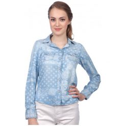 Pepe Jeans Koszula Damska Freedom S Niebieski. Niebieskie koszule jeansowe damskie Pepe Jeans, s. W wyprzedaży za 242,00 zł.