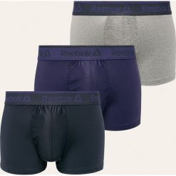 Reebok - Bokserki (3-pack). Niebieskie bokserki męskie Reebok, bez wzorów, z elastanu. Za 149,90 zł.