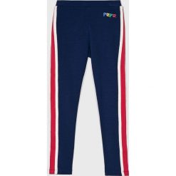 Pepe Jeans - Spodnie dziecięce Alba 128-180 cm. Niebieskie spodnie dziewczęce Pepe Jeans, bez wzorów, z elastanu, casualowe. W wyprzedaży za 139,90 zł.
