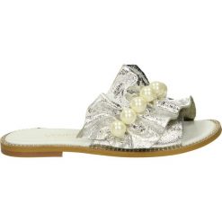 Klapki damskie: Klapki - 319024 SILVER
