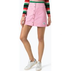 Calvin Klein Jeans - Spódnica damska, różowy. Różowe spódniczki damskie Calvin Klein Jeans, s, z aplikacjami, z jeansu. Za 349,95 zł.