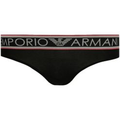 Figi klasyczne Emporio Armani Underwear 162525 9P217 00020. Czarne figi damskie Emporio Armani Underwear, s, bez wzorów, z elastanu. W wyprzedaży za 99,00 zł.