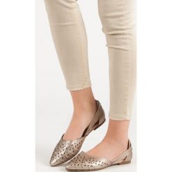 STYLOWE BALERINY VINCEZA. Szare baleriny damskie Vinceza, bez wzorów, eleganckie, bez obcasa. Za 90,00 zł.