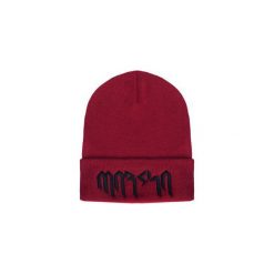 RED BEANIE MARSKA. Czerwone czapki damskie Mar.ska, bez wzorów. Za 60,00 zł.