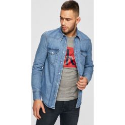 Calvin Klein Jeans - Koszula. Niebieskie koszule męskie Calvin Klein Jeans, m, bez wzorów, z bawełny, klasyczne, z klasycznym kołnierzykiem, z długim rękawem. W wyprzedaży za 299,90 zł.