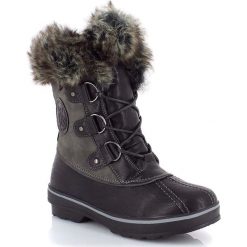Kozaki "Chiara" w kolorze czarnym. Czarne buty zimowe damskie Kimberfeel. W wyprzedaży za 346,95 zł.