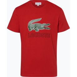 Lacoste - T-shirt męski, czerwony. Czerwone t-shirty męskie marki Lacoste, s, bez wzorów, bez kołnierzyka. Za 229,95 zł.