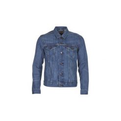 Kurtki jeansowe Levis THE TRUCKER JACKET. Niebieskie kurtki męskie Levi's®, s, bez wzorów, z jeansu, bez kaptura. Za 383,20 zł.