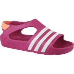 Sandały dziewczęce Adilette Play I różowe r. 23 (B25030). Różowe klapki dziewczęce marki Adidas. Za 69,70 zł.
