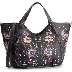 Torebka DESIGUAL - 19SAXP44 2000. Czarne torebki klasyczne damskie marki Desigual, bez wzorów, ze skóry ekologicznej, klasyczne, bez dodatków. Za 399,90 zł.