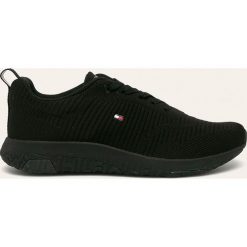 Tommy Hilfiger - Buty. Czarne sneakersy męskie TOMMY HILFIGER, na sznurówki. Za 449,90 zł.