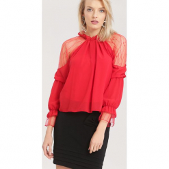Czerwona Bluzka Plurality. Czerwone bluzki longsleeves other, uniwersalny. Za 69,99 zł.