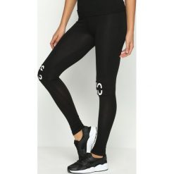 Spodnie damskie: Czarne Legginsy Alternative
